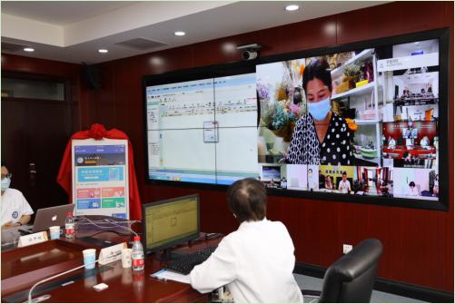 “航医通”医患互动线上诊疗(航天中心医院供图)