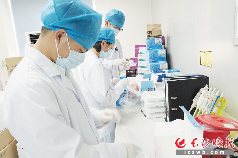 　　长沙高新区集聚了全省80%的医疗器械企业，2019年生物医药产值占全市23.2%。长沙晚报全媒体记者 刘攀 摄