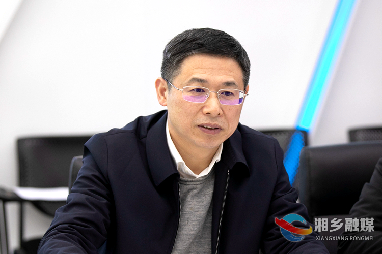 姜协军来湘乡调研县级融媒体工作