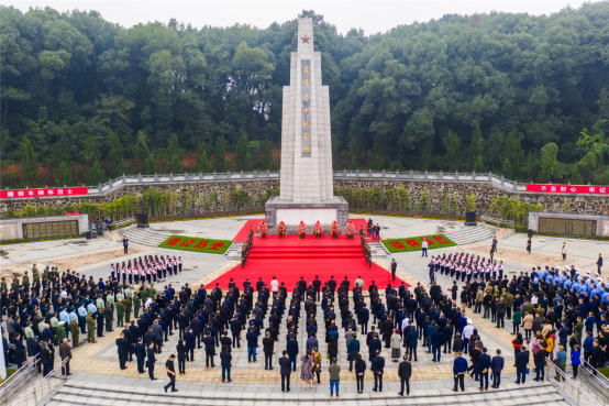 致敬英雄68全省各地开展烈士纪念日活动_拥军优抚_退役军人频道