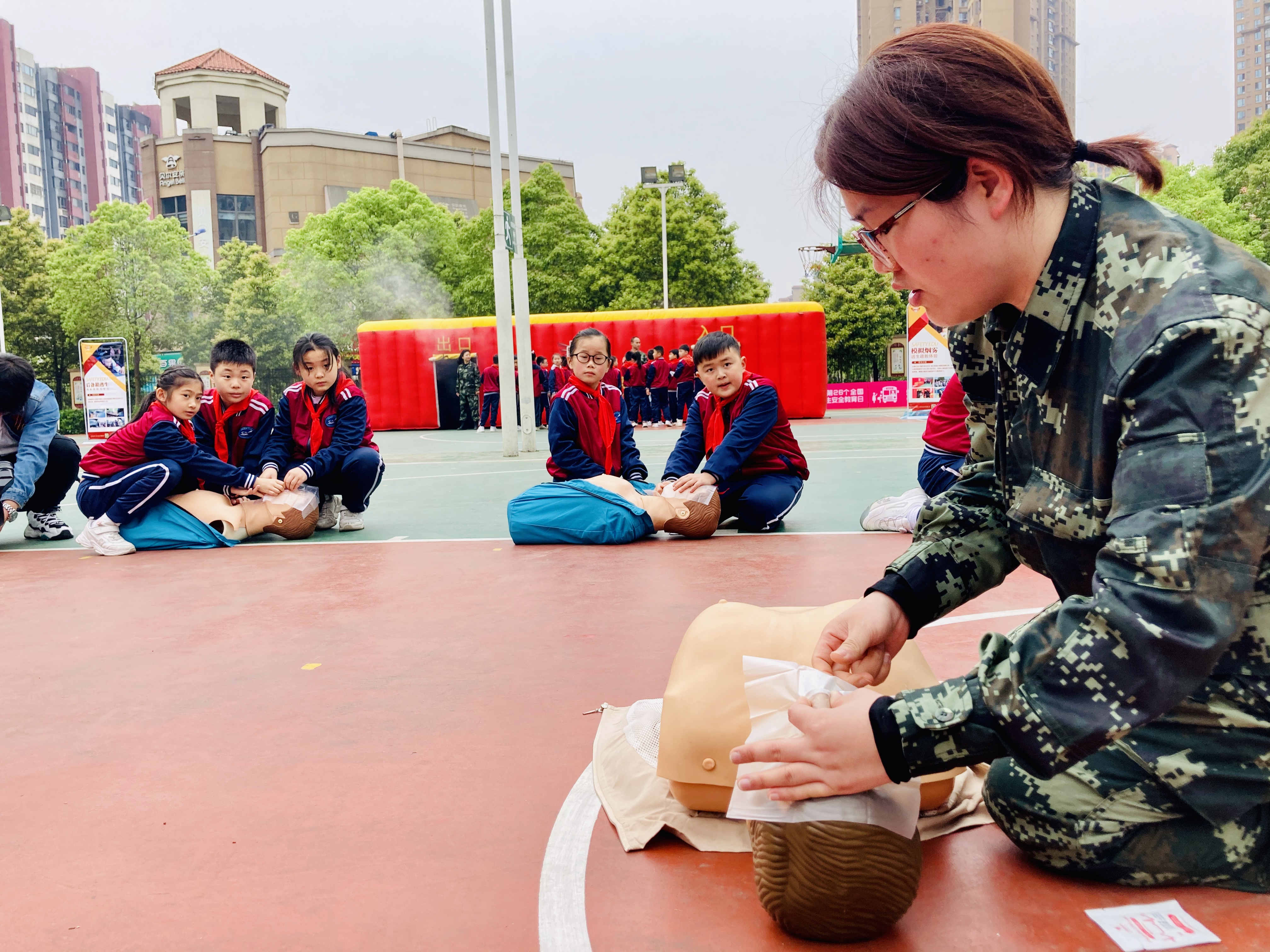 心肺复苏术将在开福区中学军训中成为必修课。