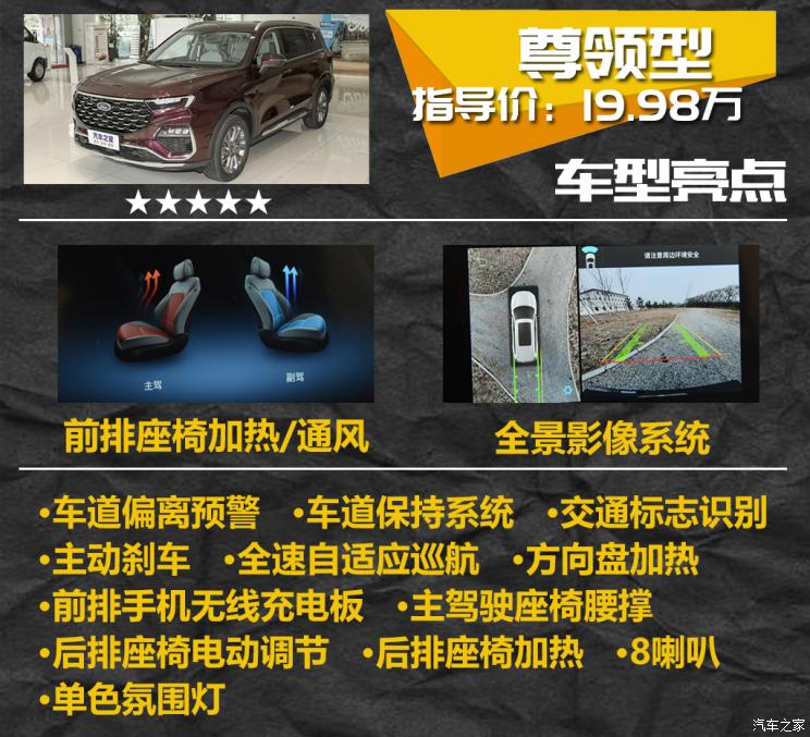 江铃福特 领裕 2021款 EcoBoost 225 尊领型