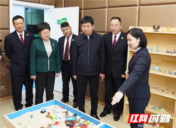 娄底市检察院党组书记,代检察长李太平到涟源市检察院调研