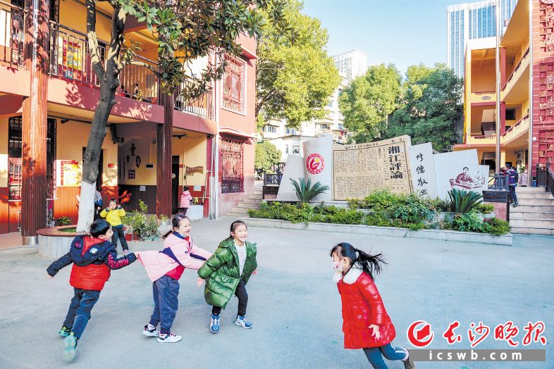 《湘江评论》编辑部旧址位于修业学校内。长沙晚报全媒体记者 陈飞 摄