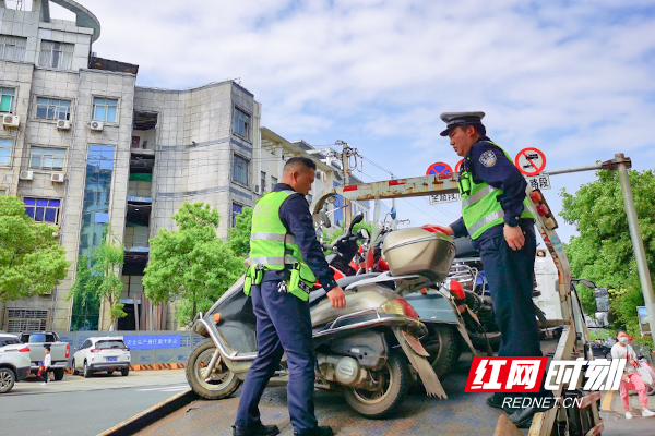 桂阳：扎实开展摩托车、电动车专项整治