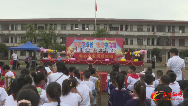 红桥小学 六一捐资助学_副本.bmp