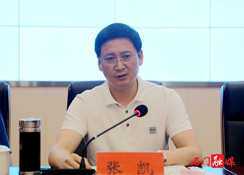 (县委常委,常务副县长张凯就全县经济运行,项目建设,营商环境建设工作