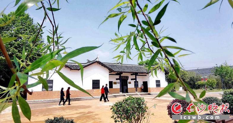 位于长沙县果园镇的田汉故居,是长沙重要的红色旅游景点之一。周柏平摄