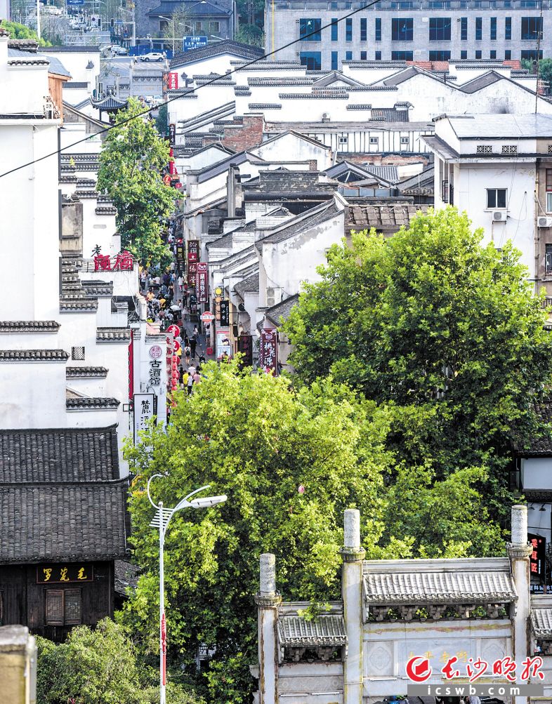 城市有机更新让老街充满旧时记忆，让幸福在家门口升级。　　长沙晚报全媒体记者 陈飞 摄