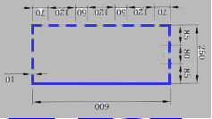 专用停车位交通标线。 图片