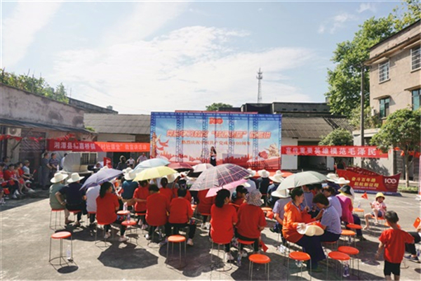 杨嘉桥镇与湘潭大学联合开展党史学习教育“村社课堂”微宣讲活动。.jpg