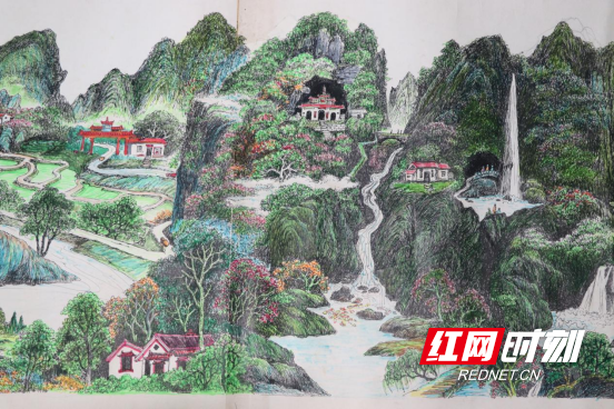 八旬老党员将“大美新邵”搬上长卷，为宣传家乡之美贡献力量48 (1).jpg