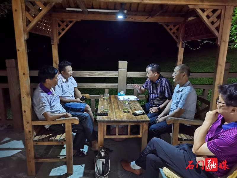 张忠富(右二)刘学平(右三)等就高山萝卜生产与毛善红(左二)进行深入交流.jpg 张忠富(右二)刘学平(右三)等就高山萝卜生产与毛善红(左二)进行深入交流.jpg