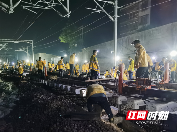 湘桂铁路永州扩能项目永州站改施工基本完成