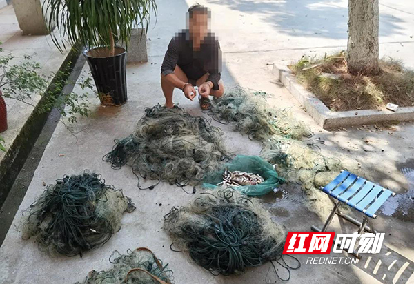 衡山公安连续破获4起非法捕捞水产品案，5人被抓