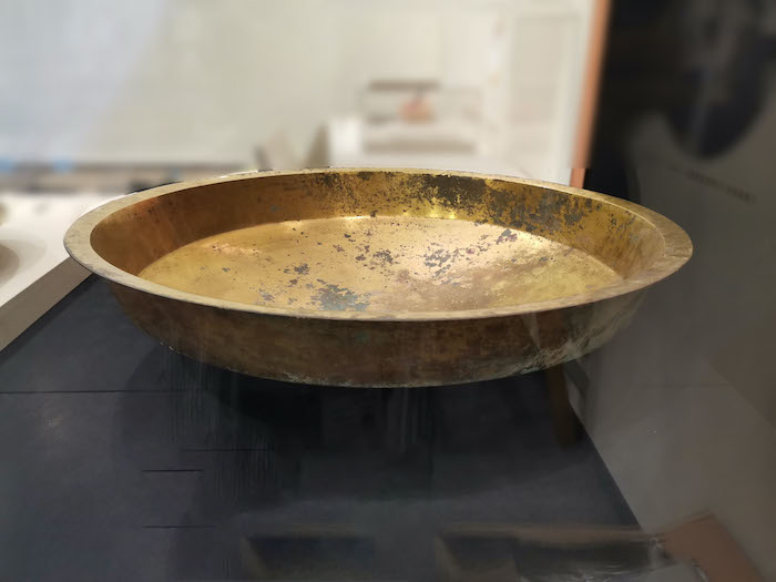 鎏金铜 “赵姬沐盘” 西汉 徐州博物馆藏