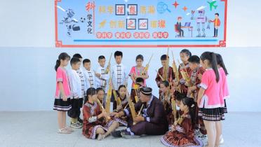 县二完小：“非遗”进校园 文化有传承