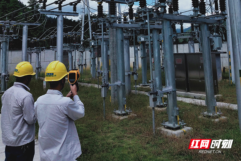 桂东：国网供电公司国庆在岗 平安保供电