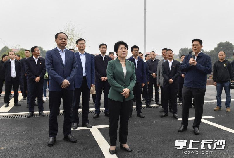 长沙市乡村振兴暨美丽宜居村庄建设现场观摩走进浏阳市柏加镇。长沙晚报全媒体记者 余劭劼 摄