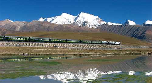图:青藏铁路通车