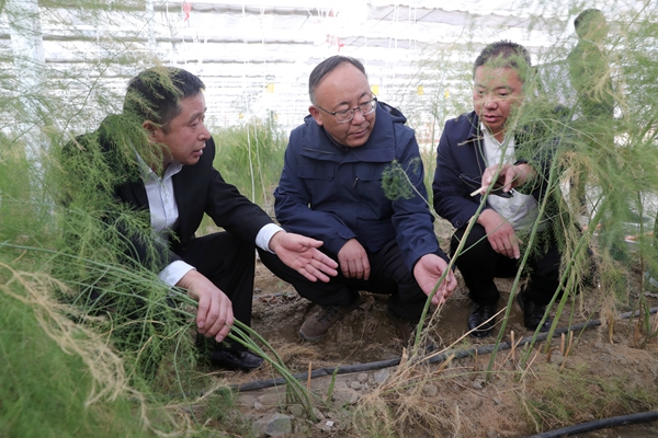 次仁平措在贡嘎扎囊调研