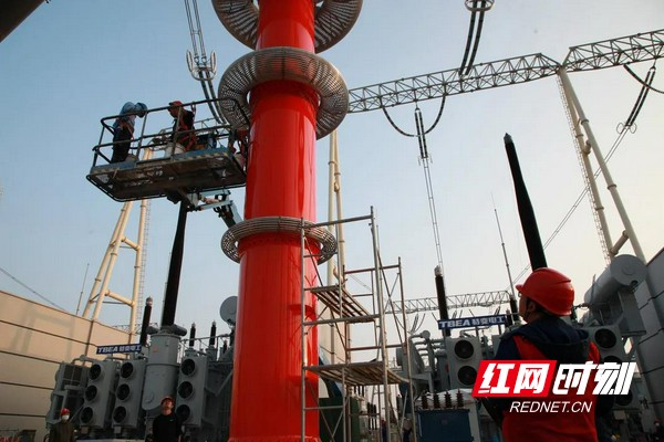 湖南省首座交流特高压变电站今年年底投运