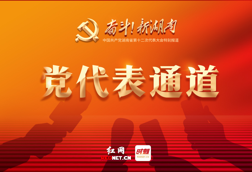 直播回顾丨湖南省第十二次党代会第二场“党代表通道”