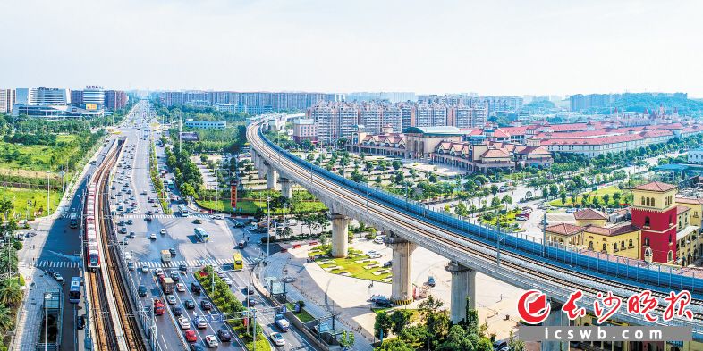长株潭城际铁路助推长沙、株洲和湘潭三市一体化高质量发展。