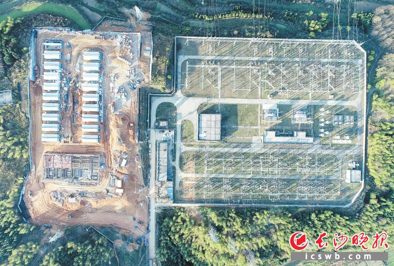 　　邵阳城步儒林储能电站项目现场。