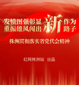 专题丨株洲贯彻落实省党代会精神