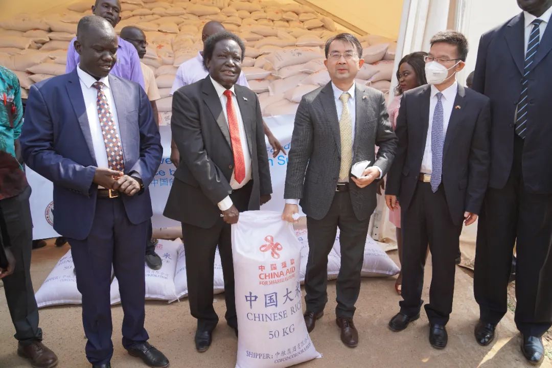 中国向南苏丹提供紧急粮援 经湘粤非铁海联运抵达