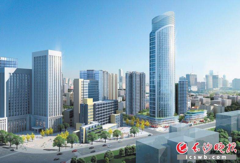 　　长沙市产投集团湖橡小区周边城市更新单元（旧城改建）项目效果图。长沙市产投集团供图
