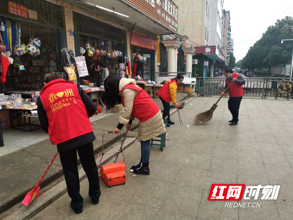 永州市市场监管局开展“全民爱国卫生运动”共建志愿服务活动