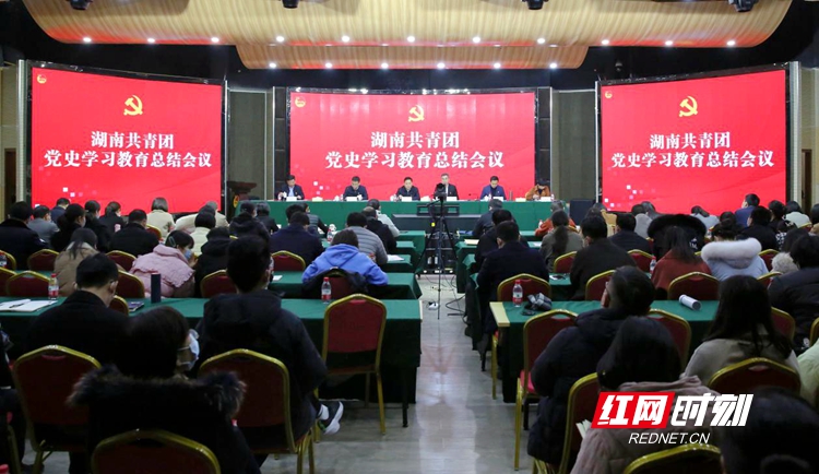 湖南共青团召开党史学习教育总结会议