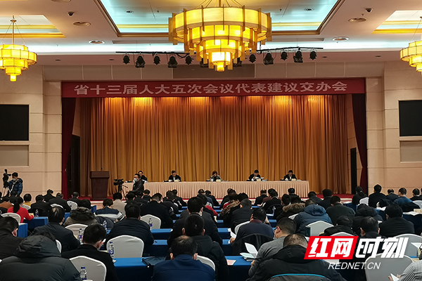湖南省人大常委会召开会议部署省十三届人大五次会议代表建议交办工作