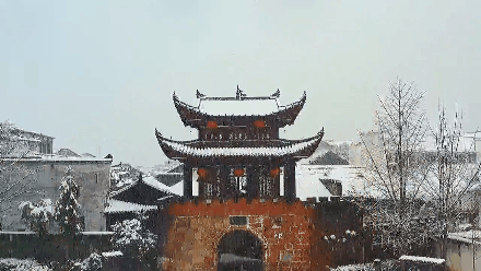 黔阳古城雪景.gif