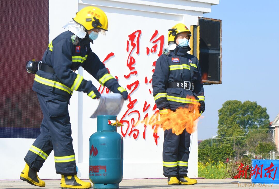 望城区新形式消防宣传进农村，打造乡村振兴安全环境