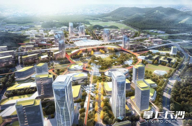 拟打造为“山城互融、站城一体”的城市新区。