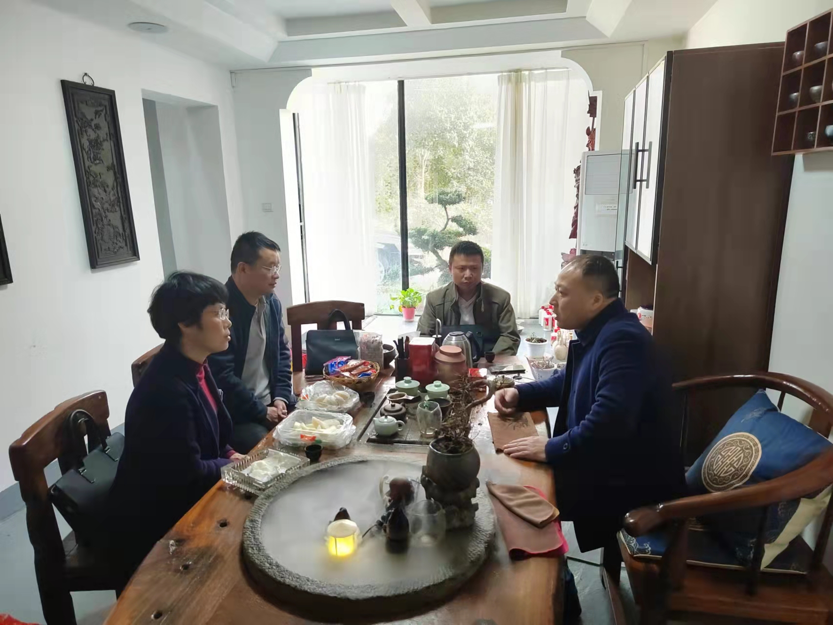 李江晖走访大祥区政协经济科技组委员_邵阳头条网