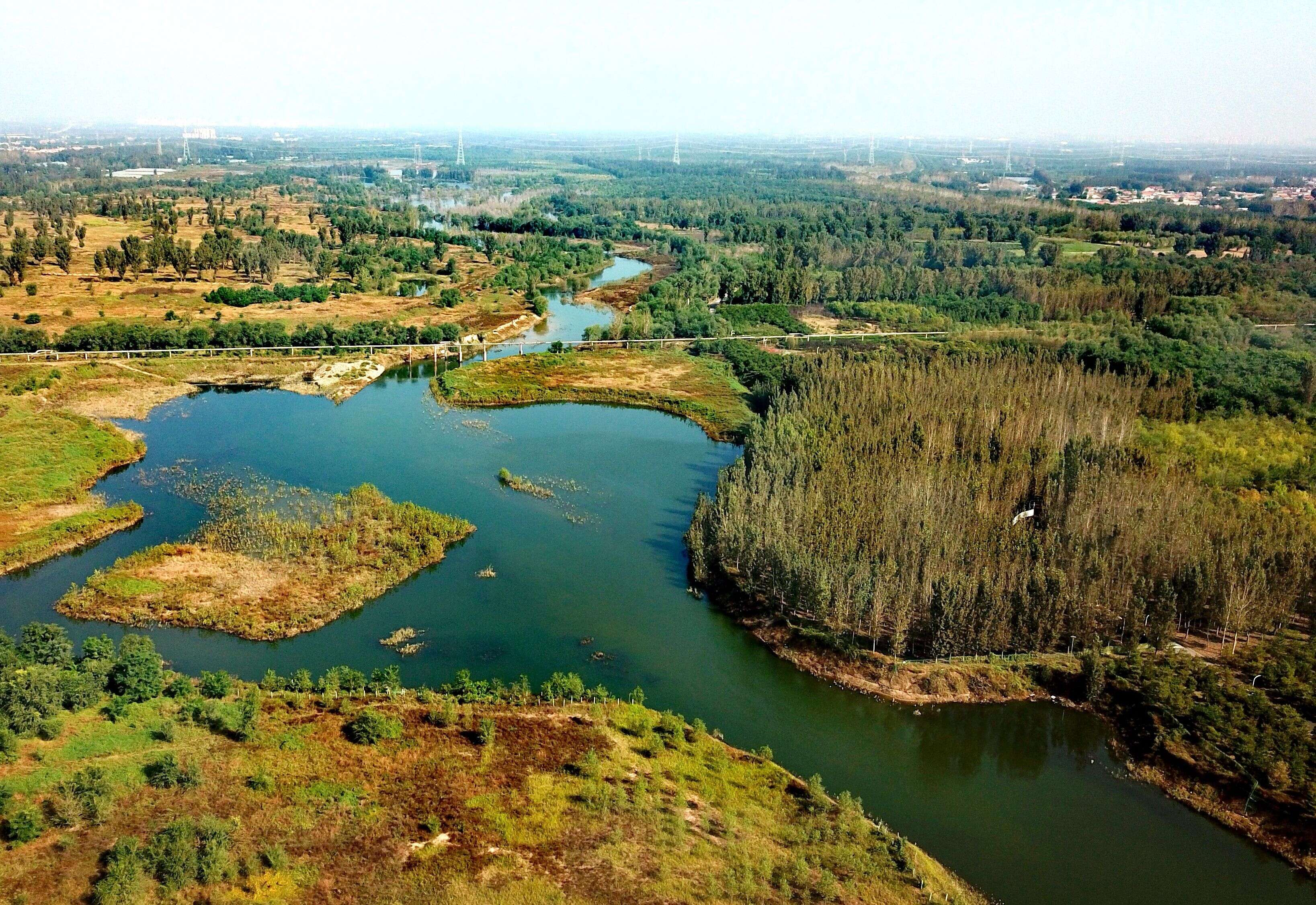 2021年永定河全线通水期间北京平原南段 永定河流域投资有限公司 图