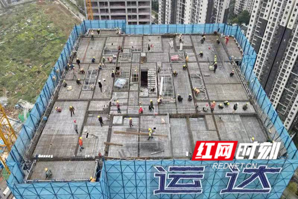 组图丨中建三局湖南各项目工地防疫和生产“两不误”