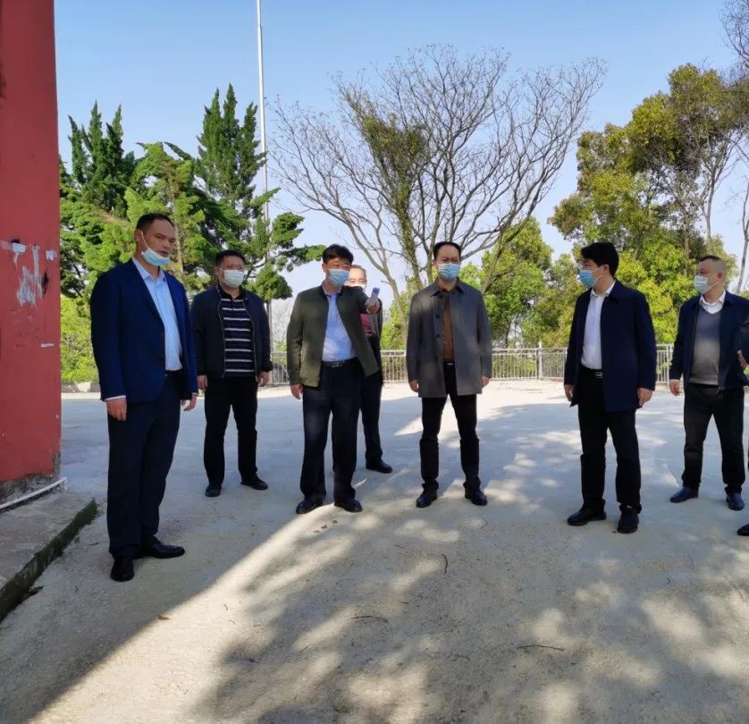 市领导赴佘湖山公园检查督导清明节森林防火和创建森林城市“一心”建设情况(图1)