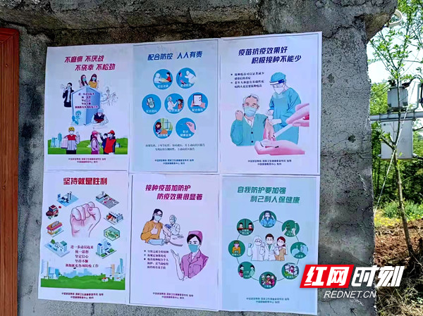 各村（社区）张贴疫情防控知识宣传画。.jpg