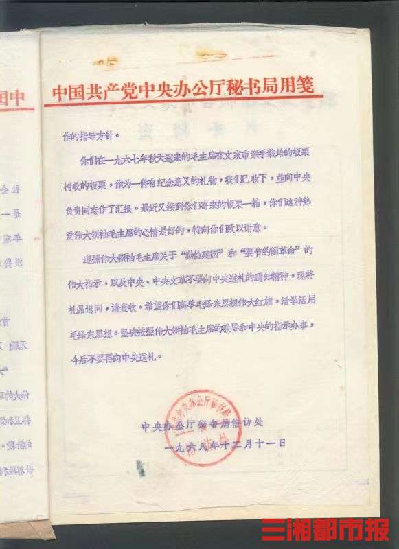 寻访长沙古树名木之美丨毛主席栽下的两棵板栗树,105岁了