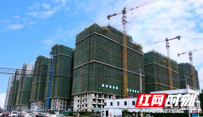 五矿二十三冶承建的民生重点工程海口市江东新区电白安置房项目。
