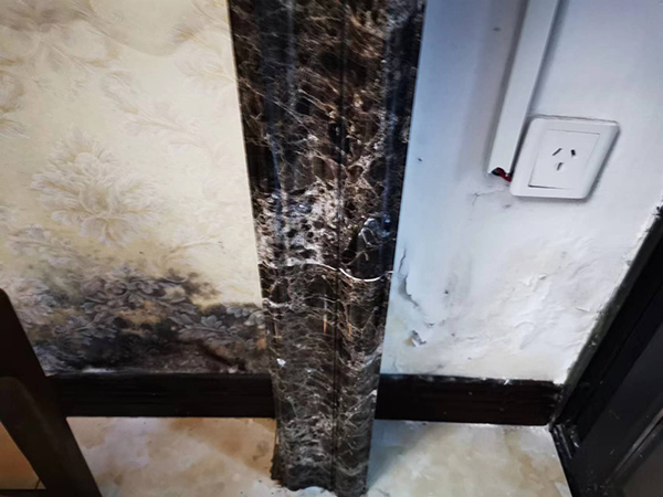 曾先生反映房屋内地面、墙面渗水严重。