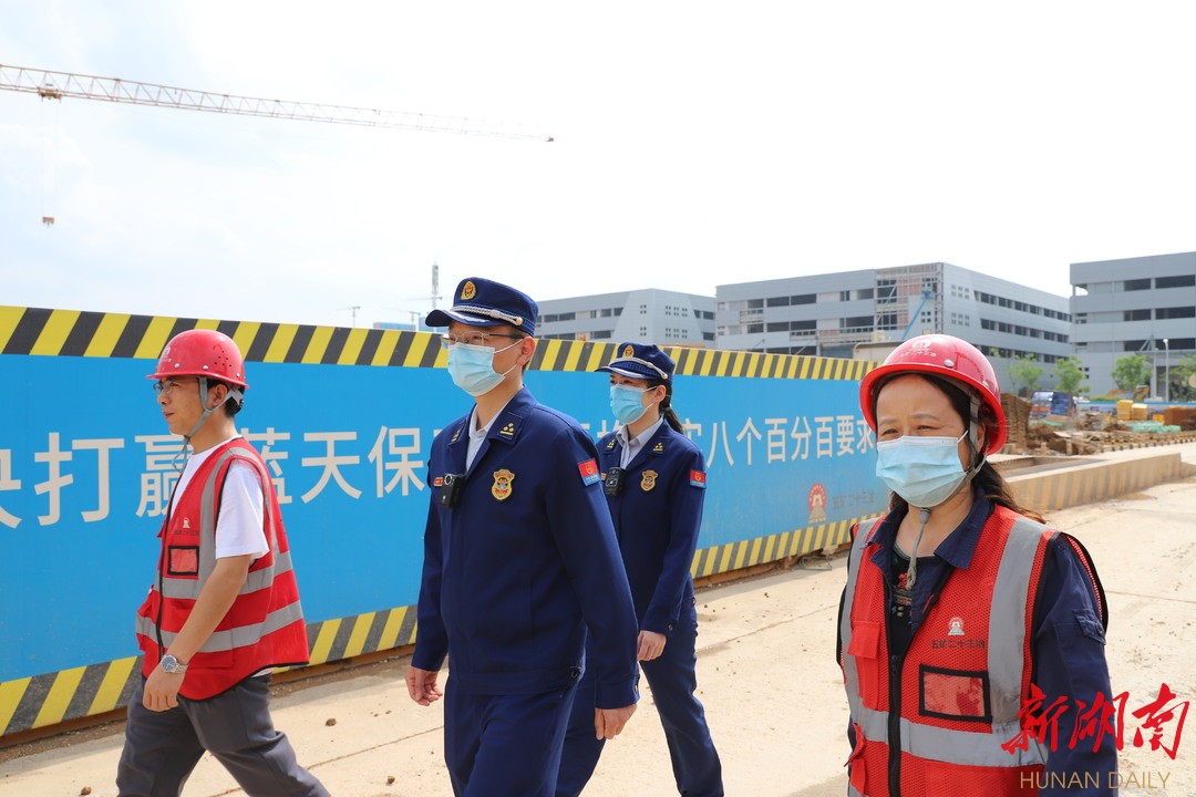 为重点项目施工现场消防安全“加码”  高新消防在行动