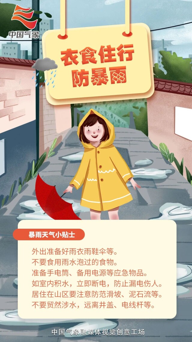 应急科普丨暴雨来了怎么办？这9张图告诉你！