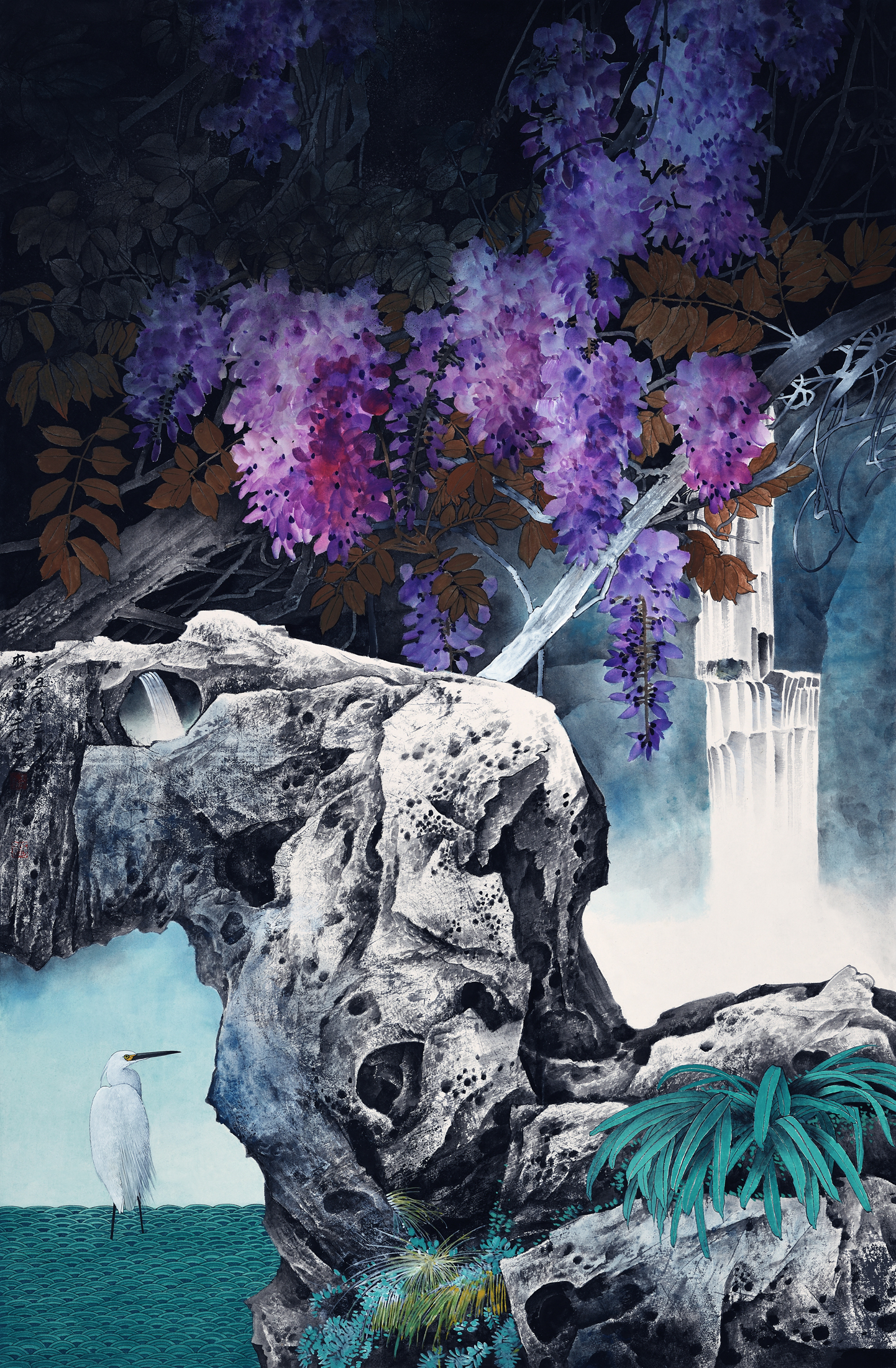 未君《l春水粼粼》128cm×83.5cm  2021年.jpg