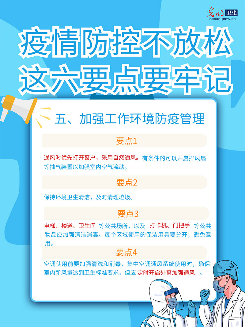 【防疫科普海报】疫情防控不放松，这六要点要牢记